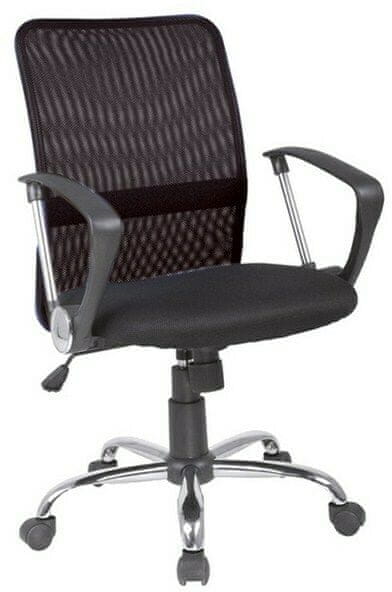 CASARREDO Kancelárska stolička Q-078 čierna